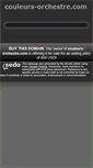 Mobile Screenshot of couleurs-orchestre.com